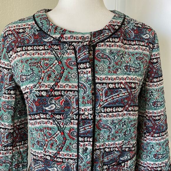 Isani x Target Paisely Snap Front Quilted Jacket - Picture 2 of 8